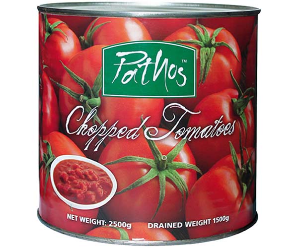 Chopped Tomato Tin 1x2.5kg DDC Foods Ltd
