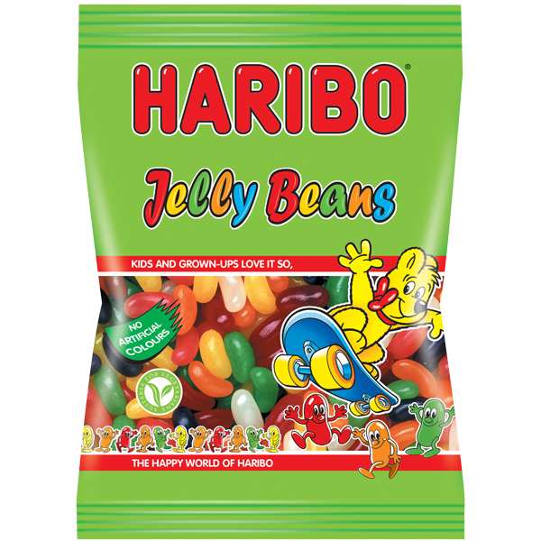 Haribo Grab Bags - Jelly Beans - 12x160g | DDC Foods Ltd