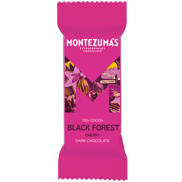 Montezuma - Black Forest - Dark Chocolate with Cherry - 26x25g