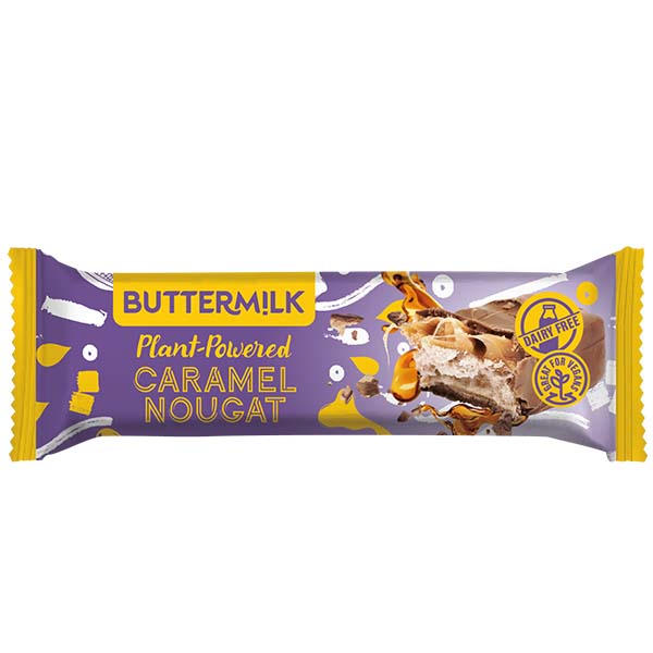 Buttermilk - Plant PWR - Nougat Caramel Bar - 24x50g