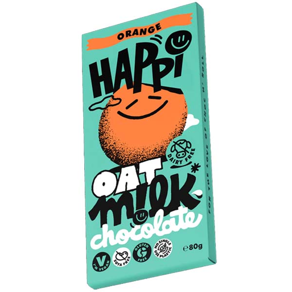 HAPPi Oat M!lk - Orange Chocolate Bar - 15x40g