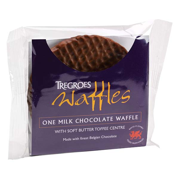 Tregroes - One Milk Chocolate Waffle - 42x45g