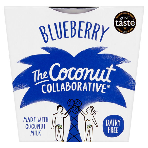 Coconut Collaborative- Blueberry Dairy Free Yoghurt - 6x120g