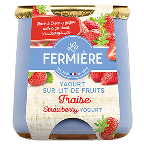 La Fermiere - Strawberry Yoghurt - 6x140g