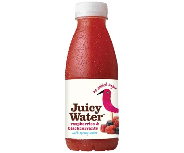 Juicy Water - Raspberry & Blackcurrant - 12x420ml