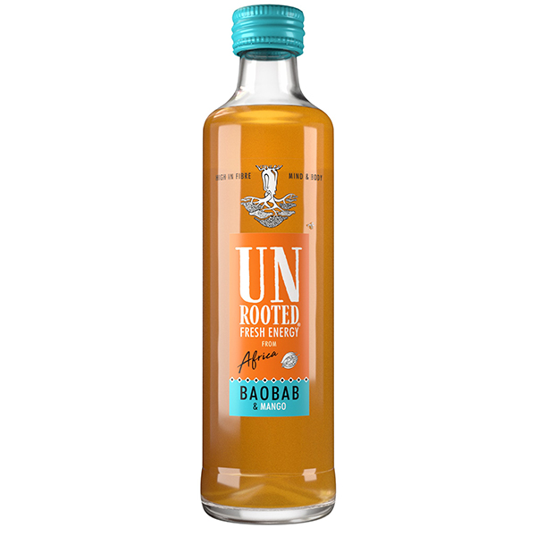 Unrooted Fresh Energy Drink Baobab And Mango 12x245ml Ddc Foods Ltd