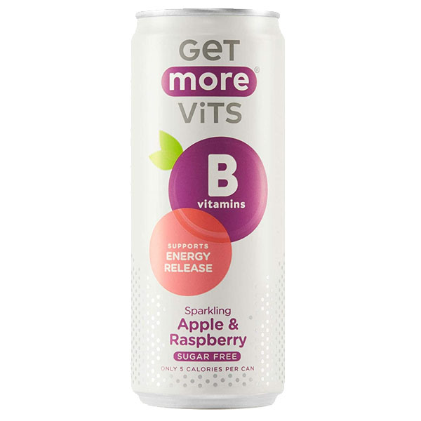 Get More B Vit - Can - Sparkling Apple & Raspberry - 12x330ml