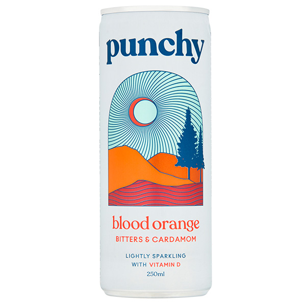 Punchy Soft Punch - Blood Orange,Bitters & Cardamon - 24x250ml