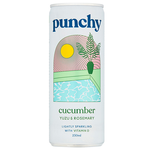 Punchy Soft Punch - Yuzu, Cucumber & Rosemary - 24x250ml