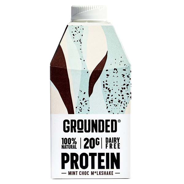 Grounded - Plant-based Protein Shake - Mint Chocolate - 12x490ml