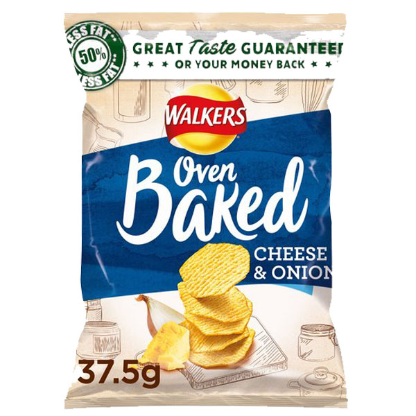 Walkers - Baked - Cheese & Onion - 32x37.5g