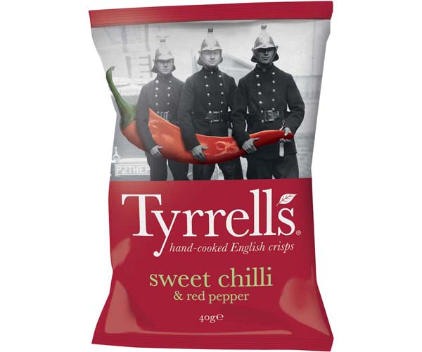 Tyrrells - Sweet Chilli & Red Pepper - 24x40g