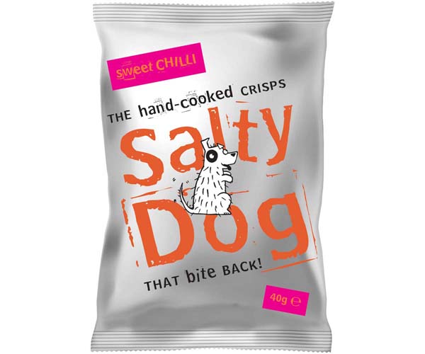 Salty Dog Crisps - Sweet Chilli - 30x40g