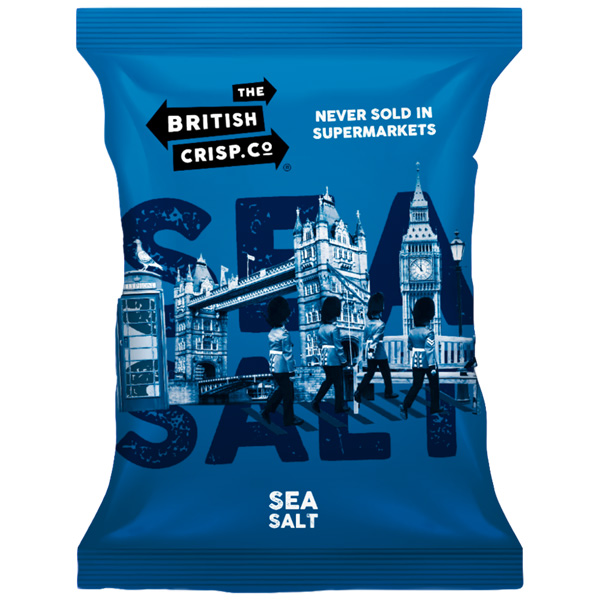 British Crisps - Sea Salt - 36x40g