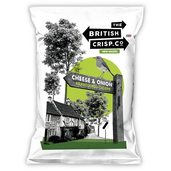 British Crisps - Cheese & Onion - 26x40g
