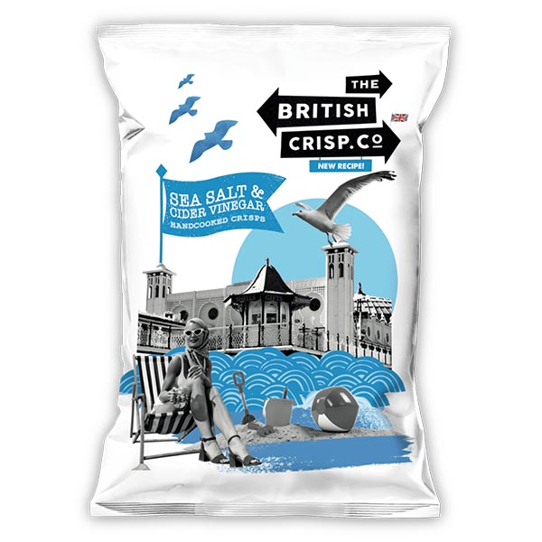 British Crisps - Salt & Vinegar - 26x40g