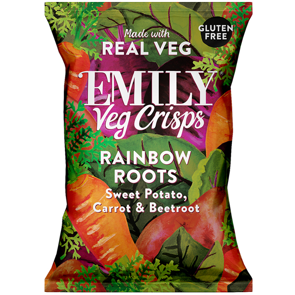 Emily Veg Crisps - Rainbow Roots - 12x30g