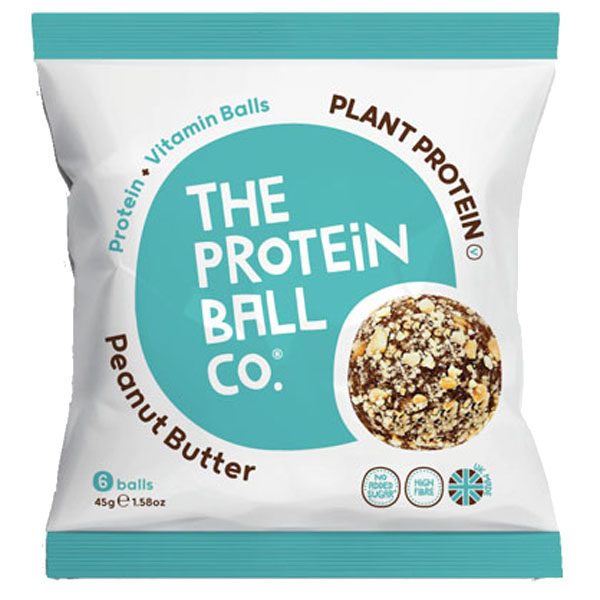 The Protein Ball Co - PLANT PROTEIN - Peanut Butter -  Bags - 10x45g
