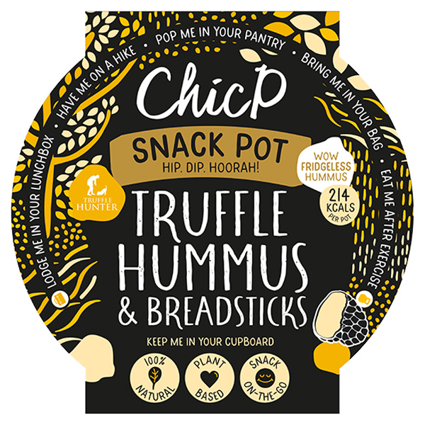 ChicP - Truffle Hummus & Breadstick Snack Packs - 36x70g
