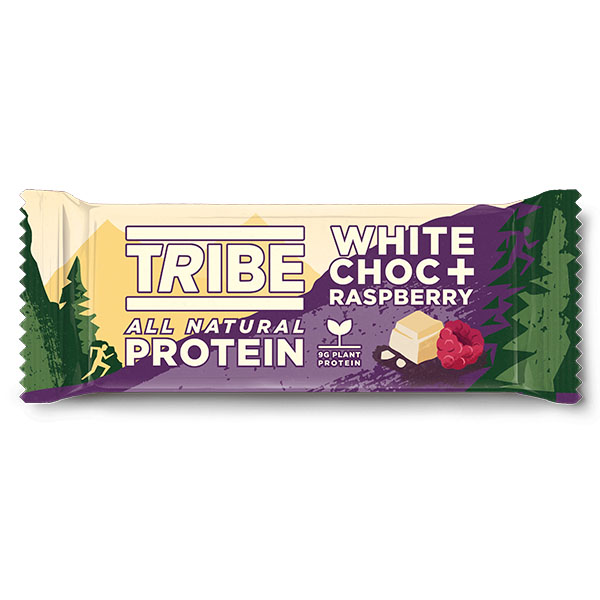 Tribe - Vegan Protein - White Choc & Raspberry - 16x46g