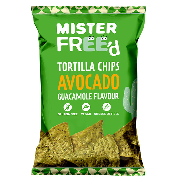 Mister Freed Tortilla Chips - Avocado - 12x40g