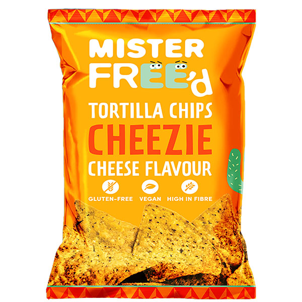 Mister Freed Tortilla Chips - Vegan Cheese - 12x40g