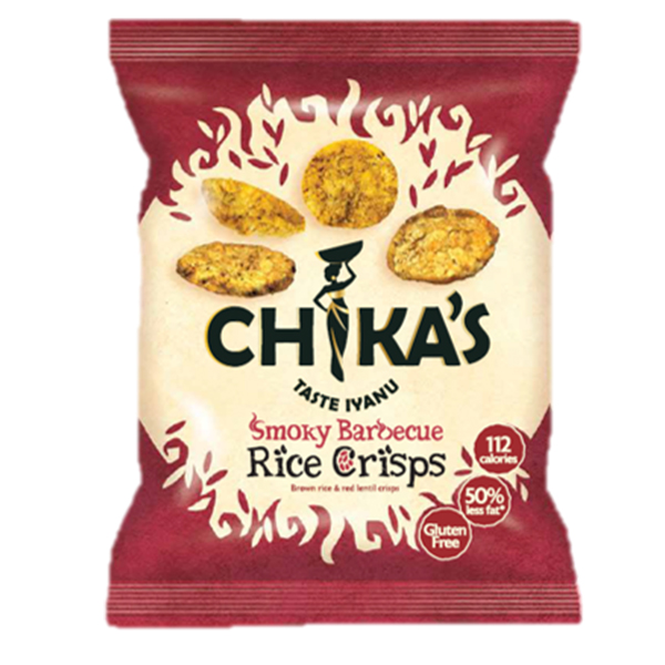 Chikas Rice Crisps - Smoky Barbecue - 16x25g