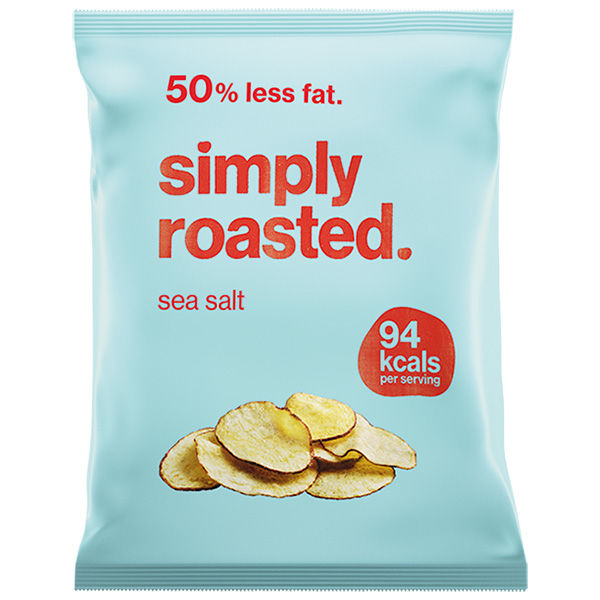 Simply Roasted Crisps - Sea Salt - 24x21g