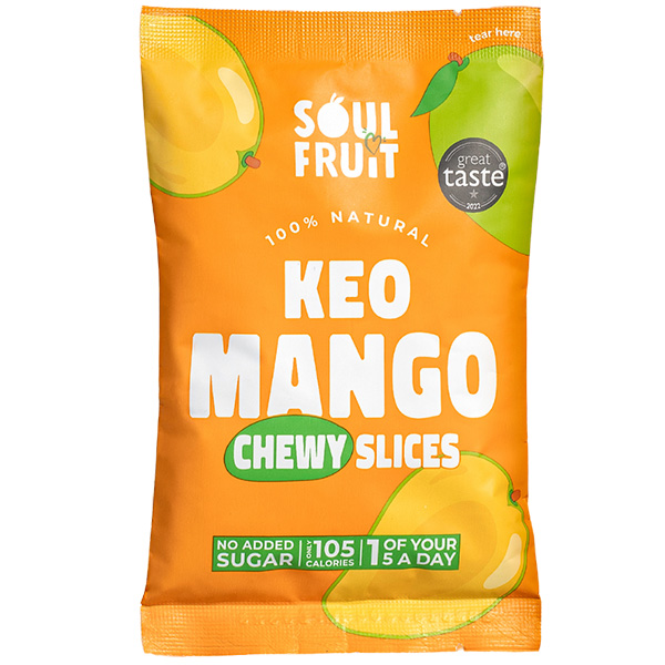 Soul Fruit - Soft Dried Keto Mango - 10x30g
