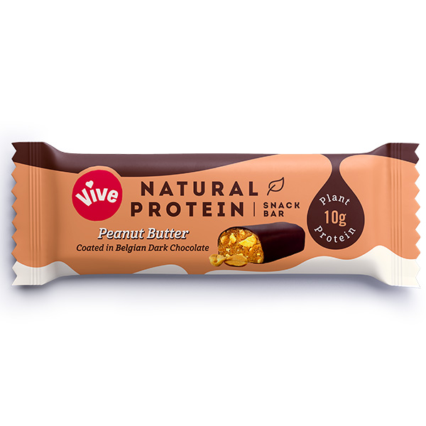 Vive - Indulgent Plant Protein Bar - Peanut Butter - 12x49g