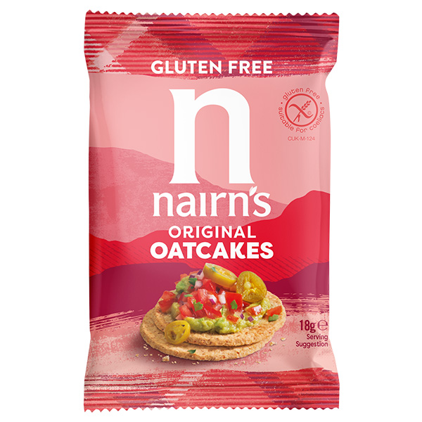 Nairns Gluten Free Portion Pack - Oatcake 2 pack- 60x18g