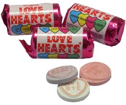 Love Hearts Mini Tubes x3kg Bag