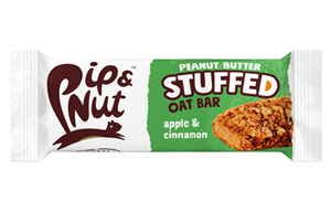 Pip & Nut - Stuffed Peanut Butter Oat Bar - Apple & Cinnamon - 15x48g