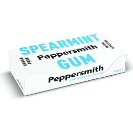 Peppersmith Gum - Fine English Spearmint - 12x15g