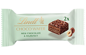 Lindt - Milk Chocolate & Hazelnut Wafer - 20x30g