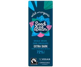 Seed & Bean Org F/T - Dark 72% Extra Dark - 30x25g