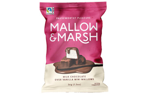 Mallow & Marsh - Bags - Milk Chocolate over Vanilla Mini Mallows - 12x36g