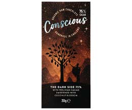 Conscious Chocolate - 75% Dark - 10x30g