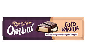 Ombar - Coco & Vanilla Filled Chocolate Bar (Coconut) - 15x42g