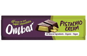 Ombar - Pistachio Filled Chocolate Bar - 15x42g