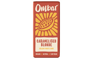 Ombar - Blonde Caramelised White Choco Bar - 10x33g