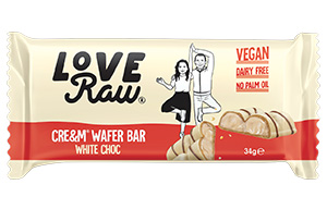 Love Raw - Wafer - White Choc - 12x43g