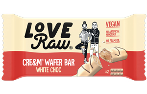 Love Raw - Vegan Cream Wafer Bars - White Choc - 12x45g