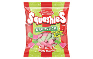 Swizzels - Squashies Grab Bag - Sour Cherry & Apple - 12x120g