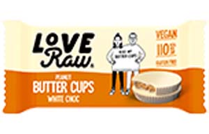 Love Raw - Peanut Butter Cups - White Choc - 18x34g