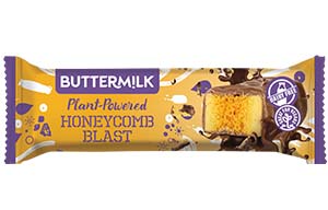 Buttermilk - Plant PWR - Honeycomb Blast Choccy Bar - 18x45g