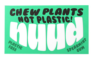 Nuud Plastic Free Gum - Spearmint - 12x18g