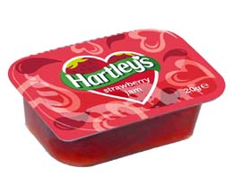 Hartleys - Strawberry Jam - 100x20g