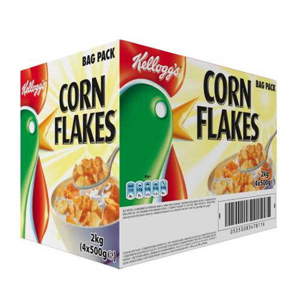 Kelloggs Bag Pack - Cornflakes - 4x500g