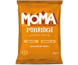 Moma Porridge Sachets - Golden Syrup - 2x15x70g
